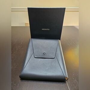 Mikimoto Navy Blue Jewelry Pouch